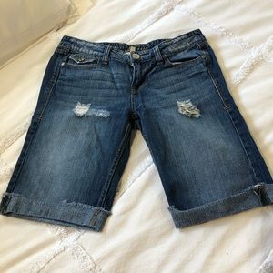 Women’s Velvet Heart Denim Shorts